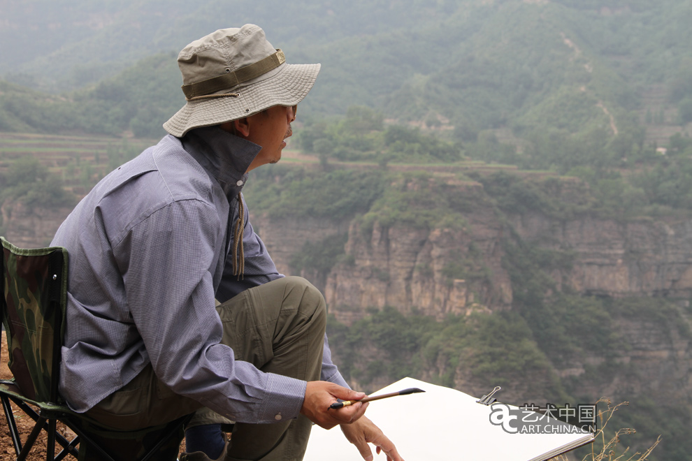 中外藝術家,太行對話,河南林州,中國,國家畫院,中國,互聯網,新聞中心,國務院新聞辦公室,國家,旅游局